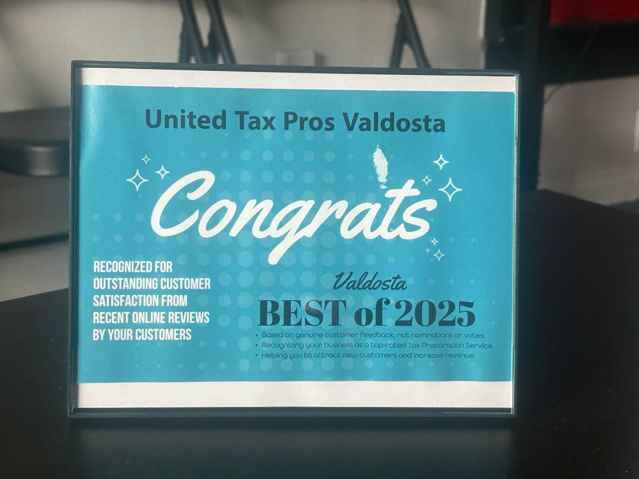 Best of Valdosta 2025 award